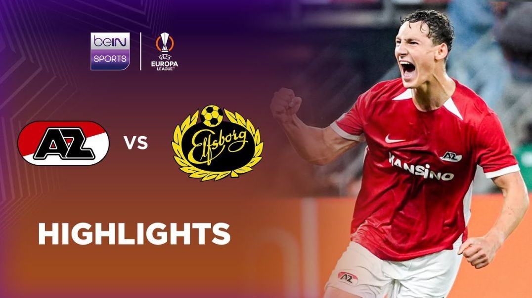 AZ Alkmaar 3-2 IF Elfsborg _ Europa League 24_25 Match Highlights