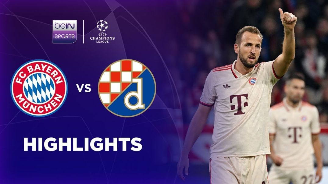 Bayern Munich 9-2 Dinamo Zagreb  Champions League 24-25 Match Highlights