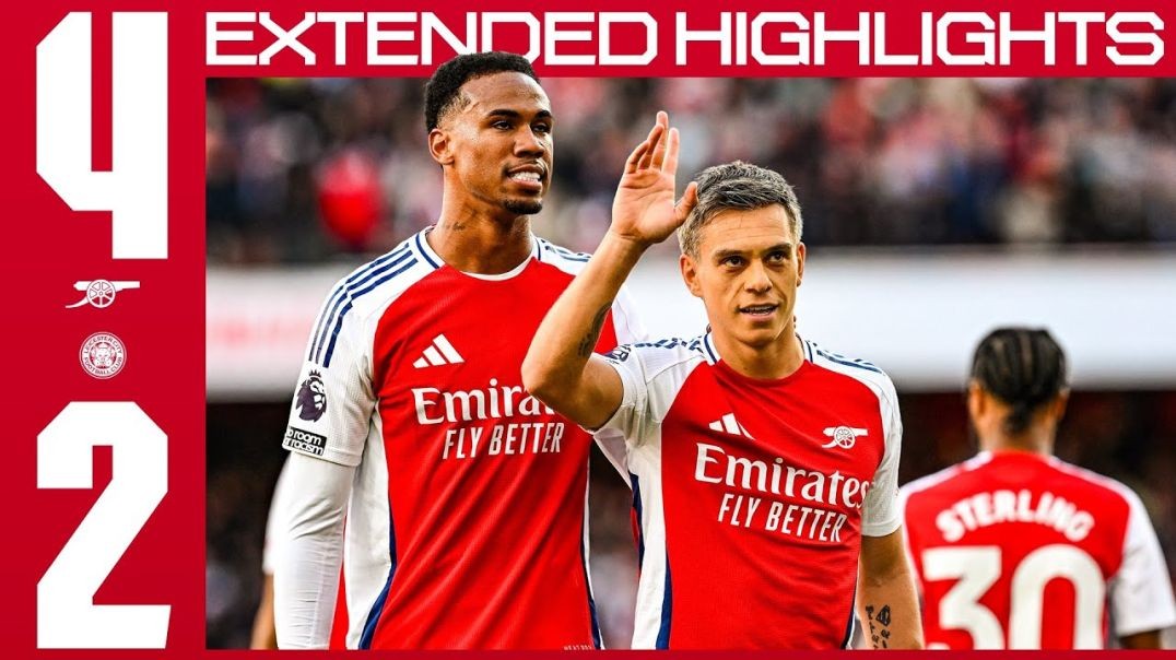 INJURY-TIME GOALS SEAL WIN! - EXTENDED HIGHLIGHTS - Arsenal vs Leicester City (4-2) - Premier League