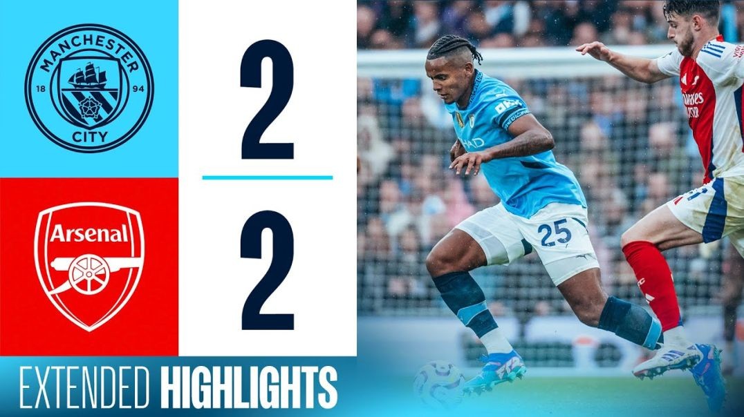 EXTENDED HIGHLIGHTS  Man City 2-2 Arsenal  Late Stones goal in dramatic draw!