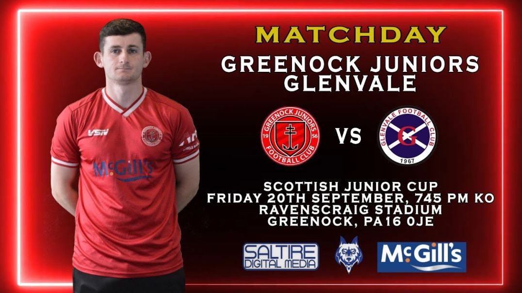 FULL MATCH_ Greenock Juniors 2-3 Glenvale - Scottish Junior Cup - 20_09_24