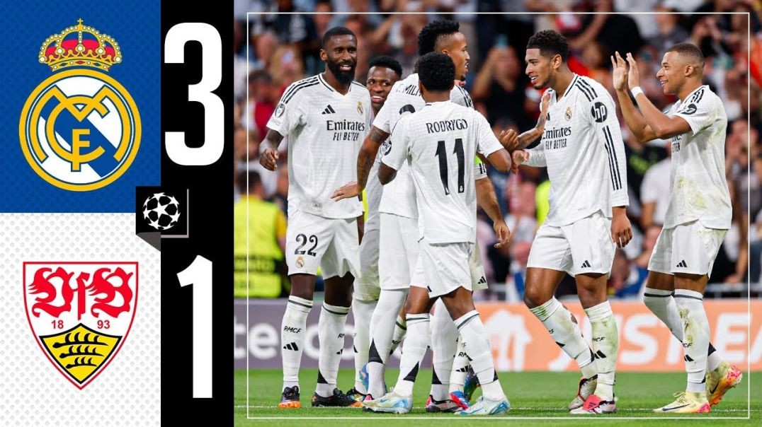 HIGHLIGHTS  Real Madrid 3-1 Stuttgart  Champions League 2024-25