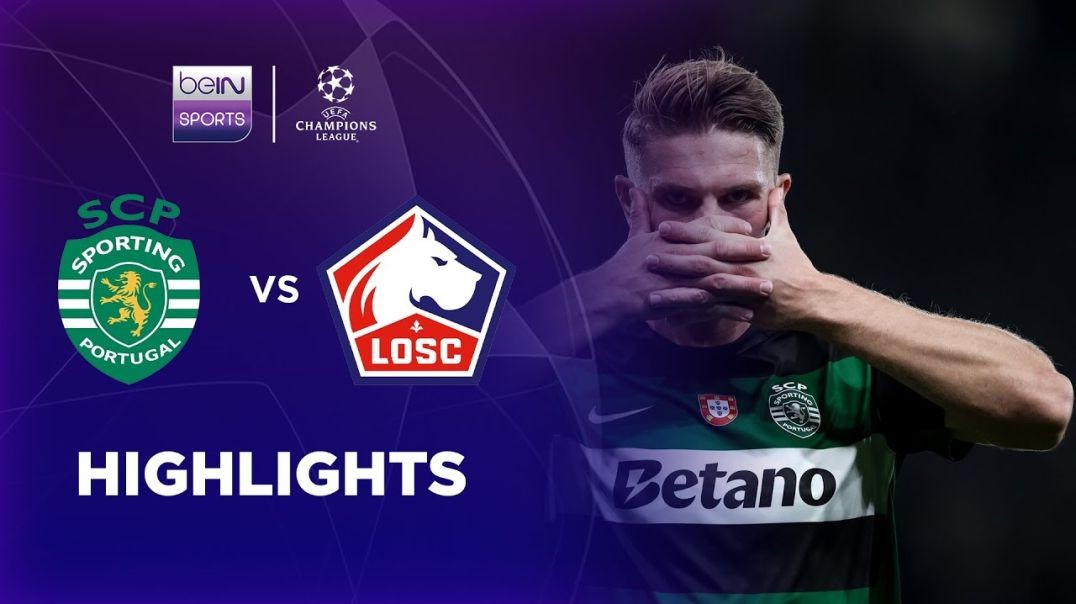 Sporting CP 2-0 Lille  Champions League 24-25 Match Highlights