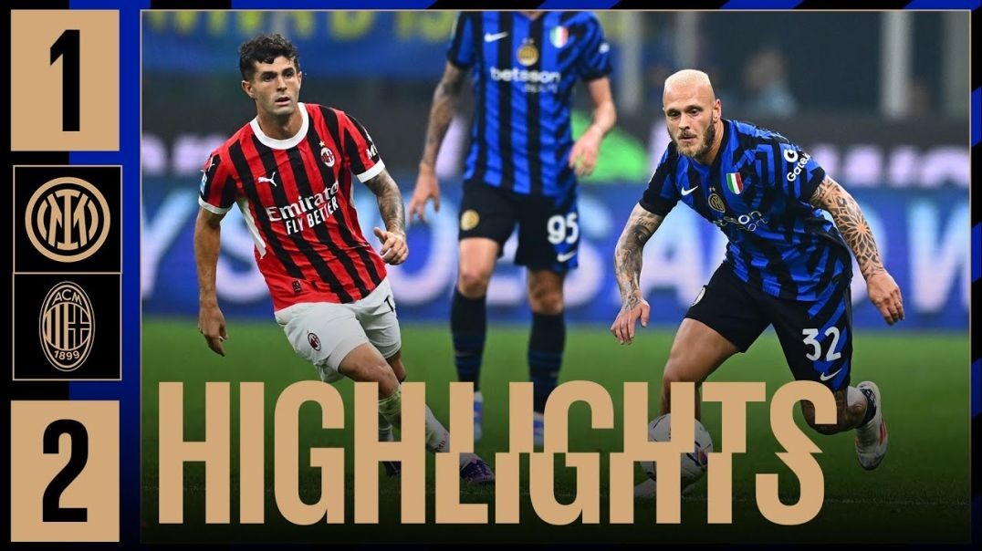 DERBY HIGHLIGHTS - INTER 1-2 MILAN - SERIE A 24-25 ⚫🔵🇮🇹