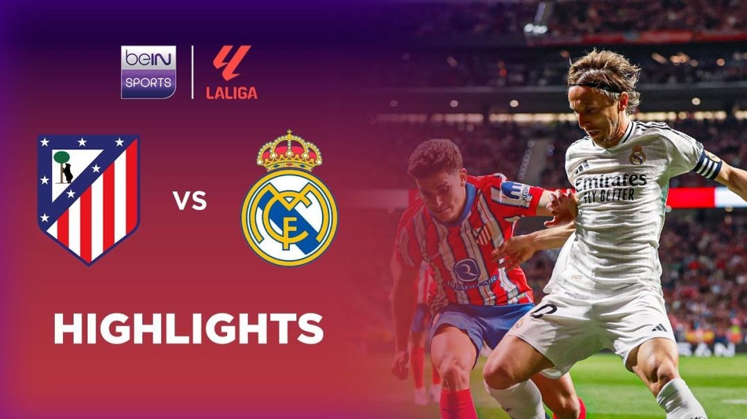 Atletico Madrid 1-1 Real Madrid - LaLiga 24-25 Match Highlights