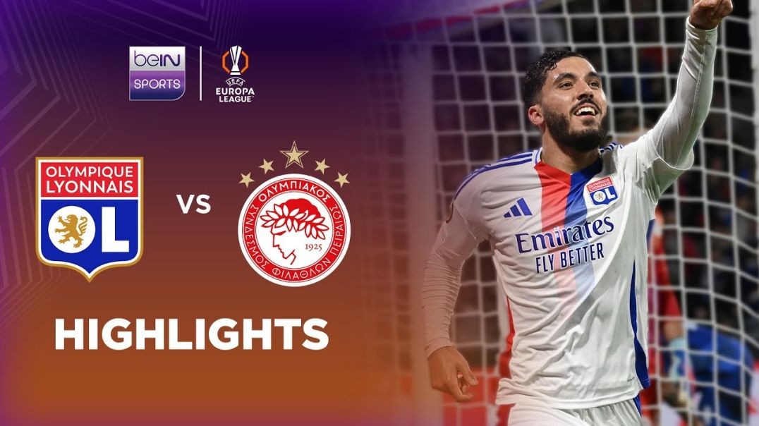 Lyon 2-0 Olympiacos - Europa League 24-25 Match Highlights