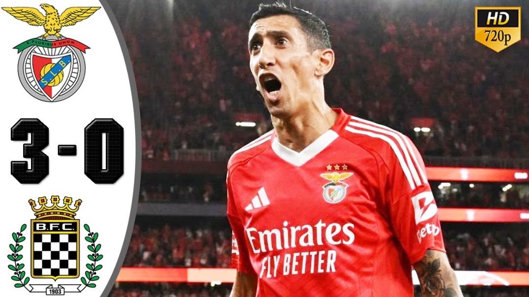 Benfica vs Boavista 3-0 Highlights _ All Goals 2024 HD