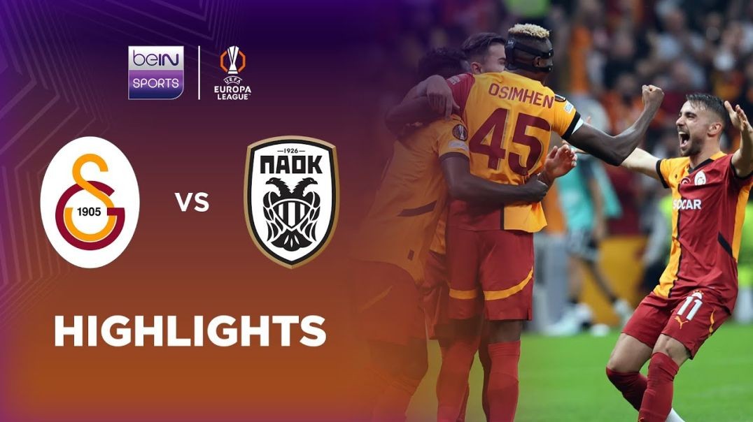 ⁣Galatasaray 3-1 PAOK _ Europa League 24_25 Match Highlights