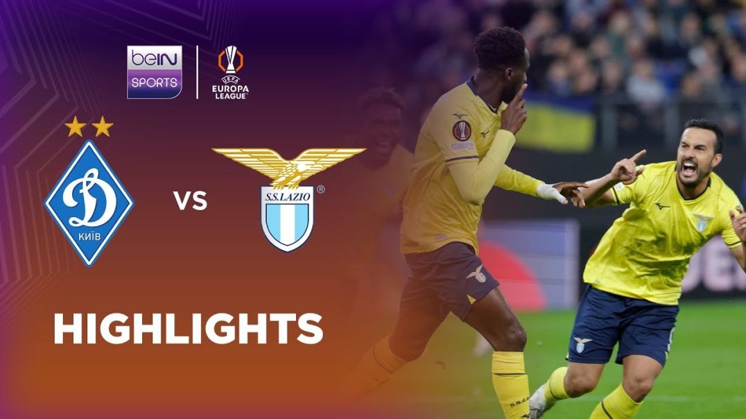 Dynamo Kyiv 0-3 Lazio _ Europa League 24_25 Match Highlights