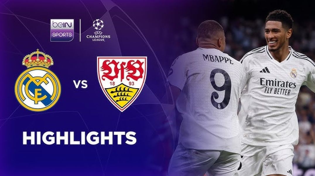 Real Madrid 3-1 VfB Stuttgart   Champions League 24 25 Match Highlights