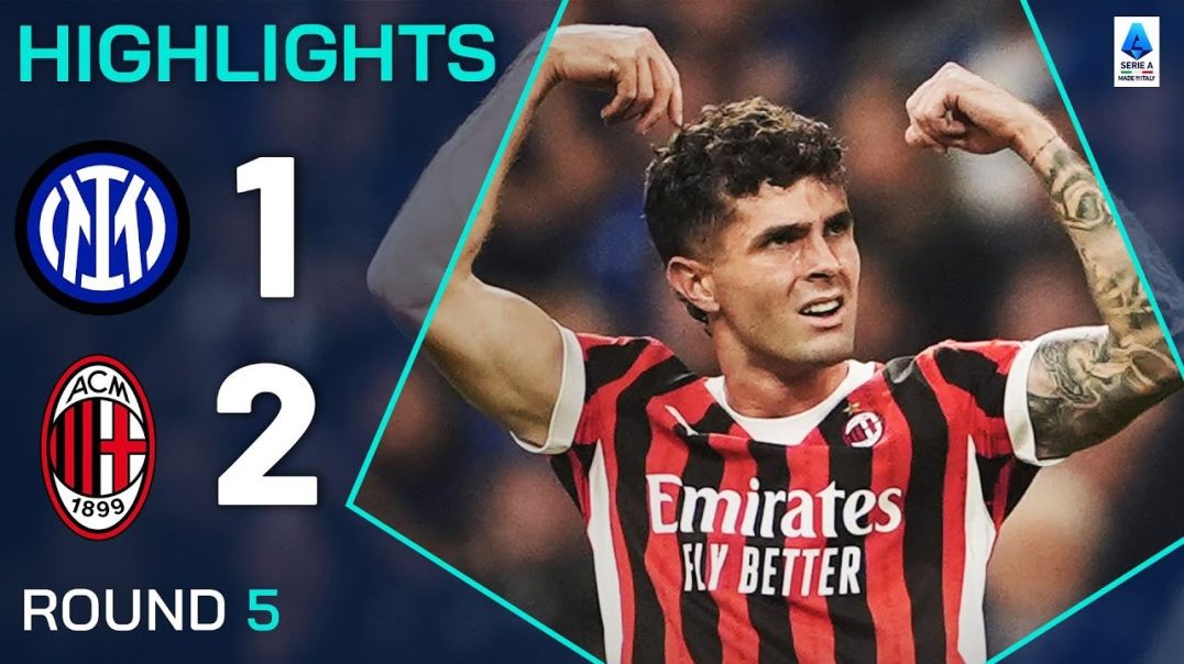 INTER-MILAN 1-2  HIGHLIGHTS  Pulisic strikes in Milan derby win!  Serie A 202425