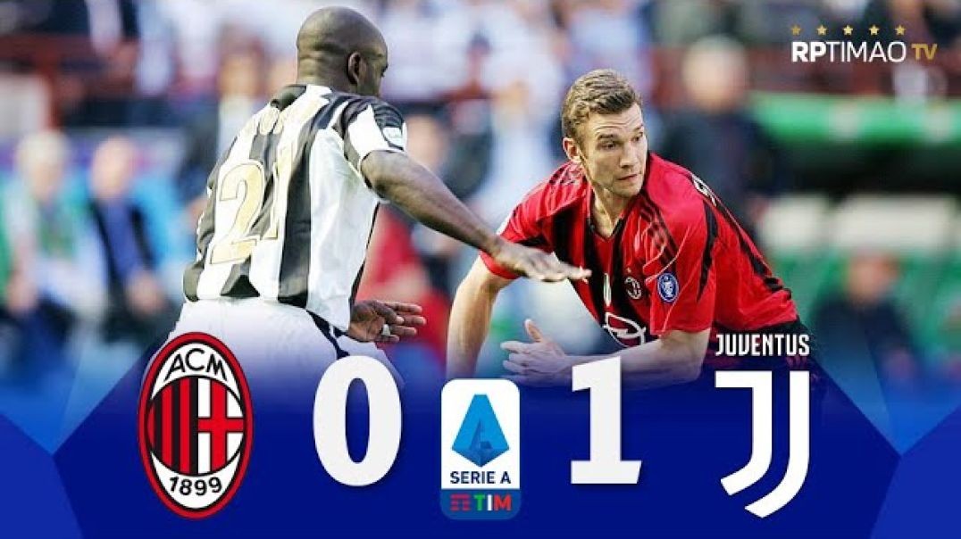 Milan 0 x 1 Juventus ● Serie A 2004_05 Extended Goals &amp;amp; Highlights ᴴᴰ