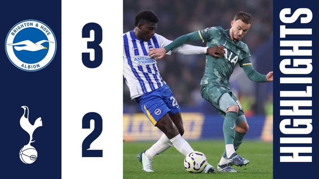 ⁣Brighton 3-2 Tottenham Hotspur -- PREMIER LEAGUE HIGHLIGHTS