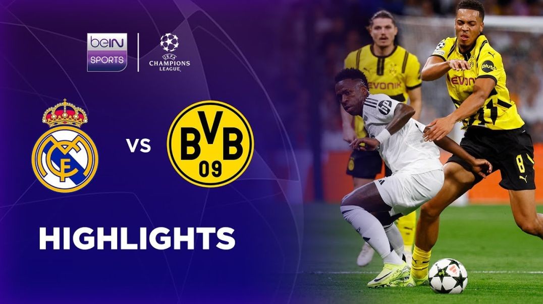 ⁣Real Madrid 5-2 Borussia Dortmund - Champions League 24-25 Match Highlights