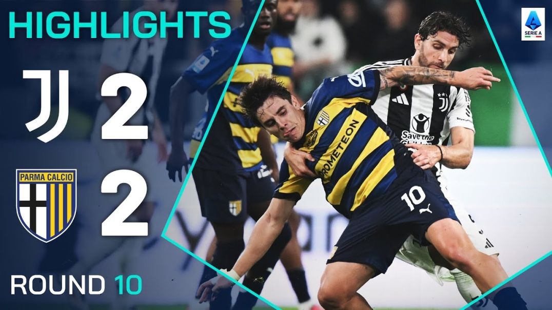 ⁣JUVENTUS-PARMA 2-2 _ HIGHLIGHTS _ Bianconeri pegged back in four-goal thriller _ Serie A 2024_25