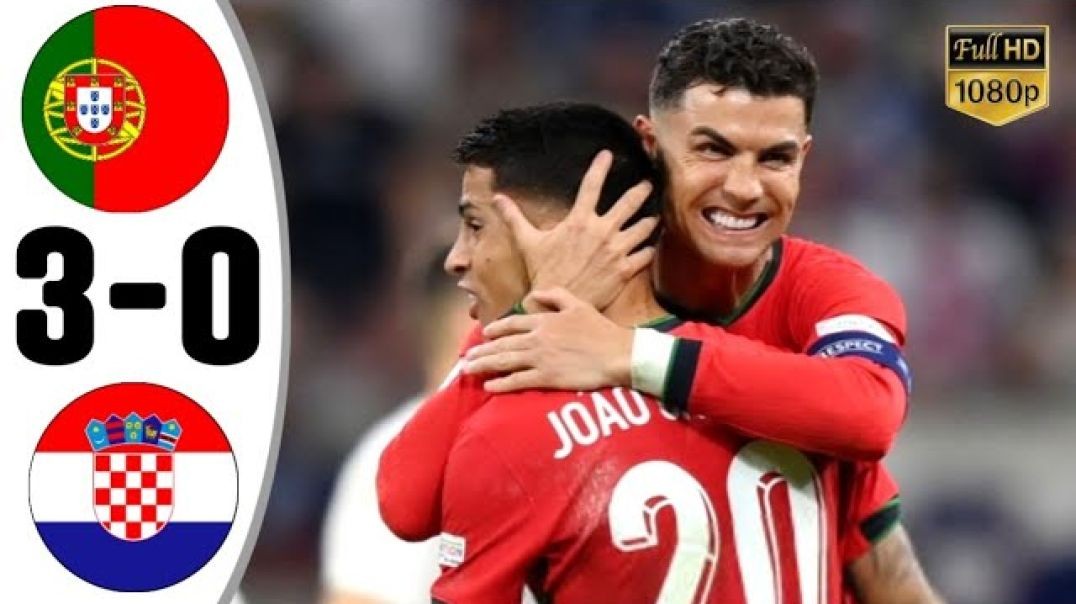 Portugal vs Croatia 3-0 • UEFA Nations League Highlights • Hasil Nation League Tadi Malam