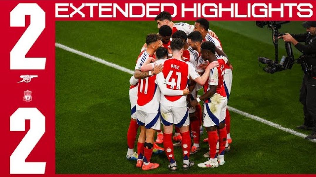 ⁣EXTENDED HIGHLIGHTS _ Arsenal vs Liverpool (2-2) _ Saka scores his 50th Premier League goal!