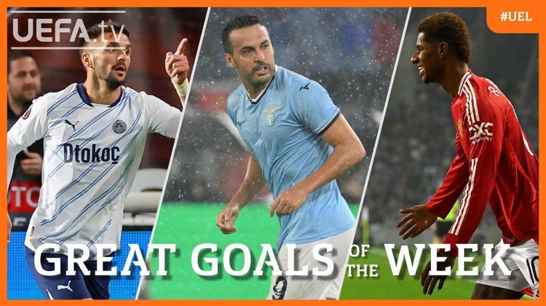 ⁣#uel Great Goals Matchday 2 _ Tadić, Pedro, Rashford