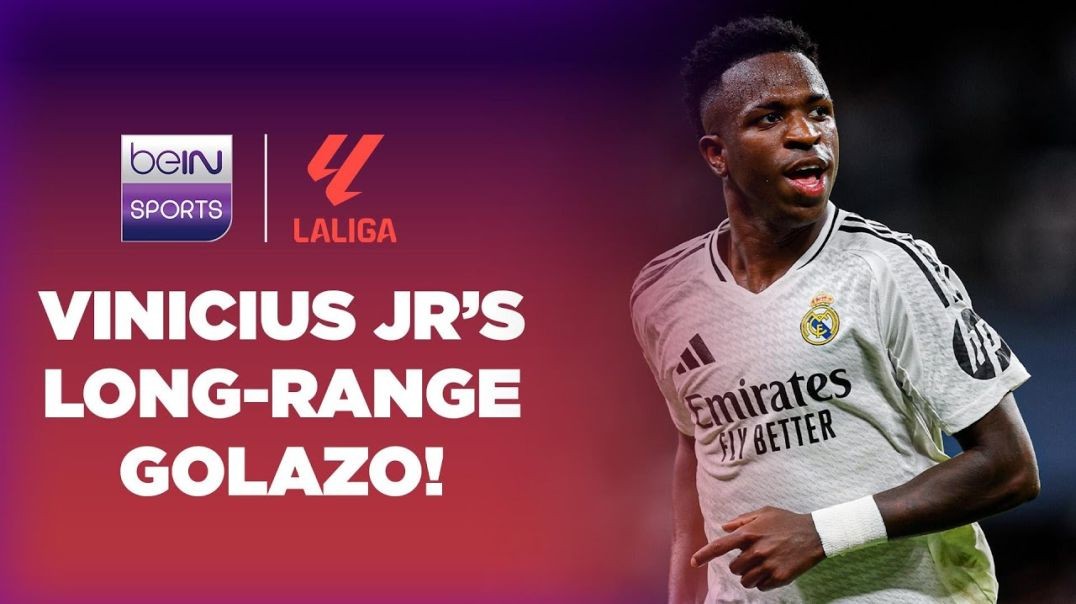 Vinicius Jr’s long-range GOLAZO fires Real Madrid to victory over Villarreal! _ LaLiga 24_25 Moments