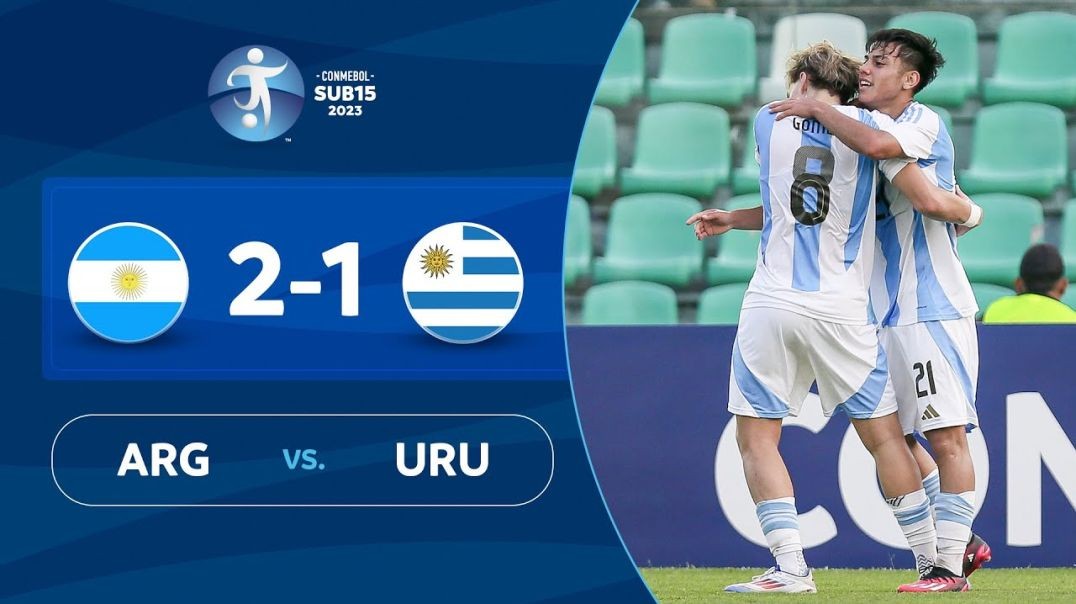 ARGENTINA vs. URUGUAY [2-1] - RESUMEN - CONMEBOL SUB 15 - FASE DE GRUPOS