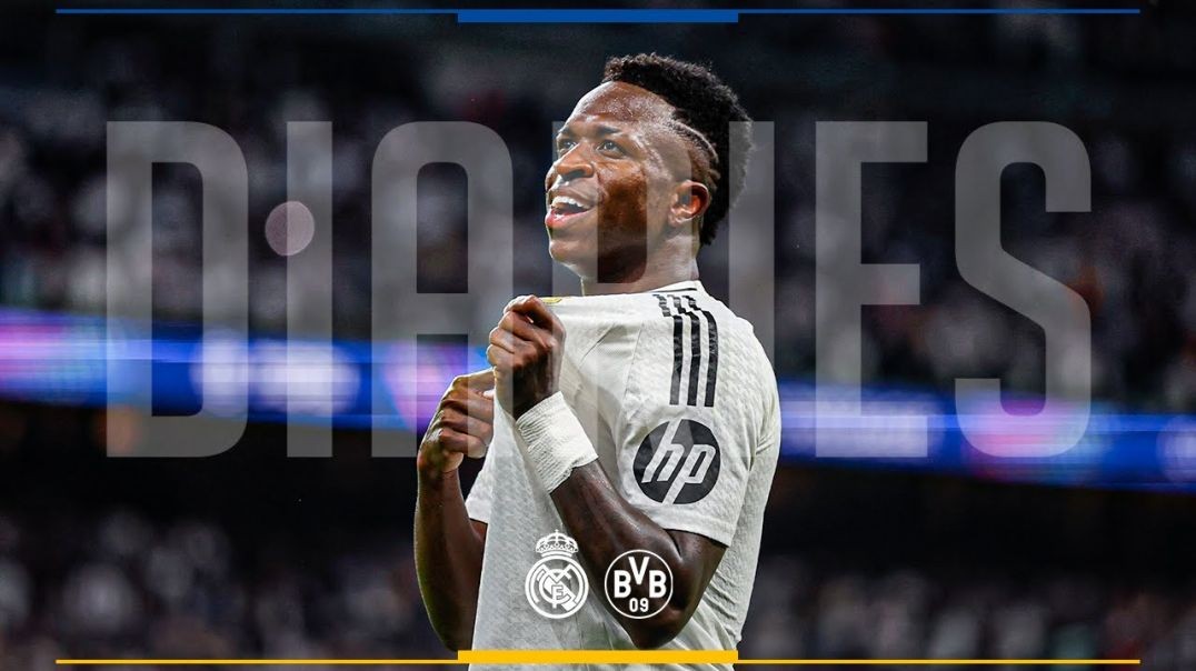 ⁣Vini Jr. hat trick inspires stunning comeback! _ Real Madrid 5-2 Borrusia Dortmund