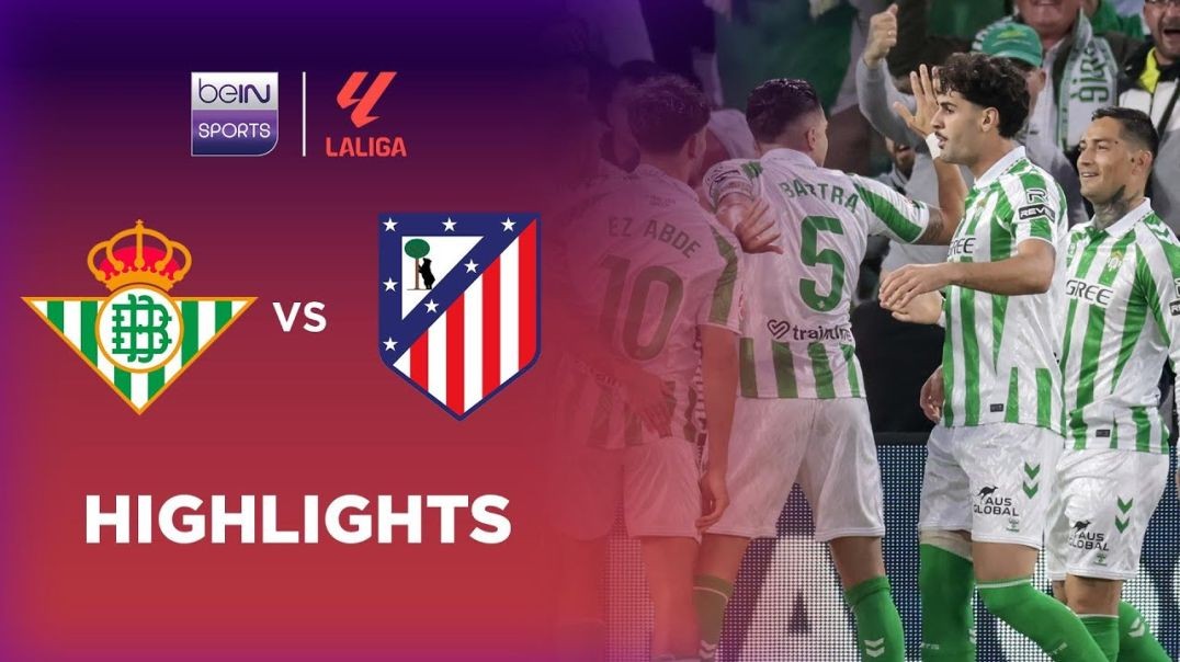 ⁣Real Betis 1-0 Atletico Madrid _ LaLiga 24_25 Match Highlights