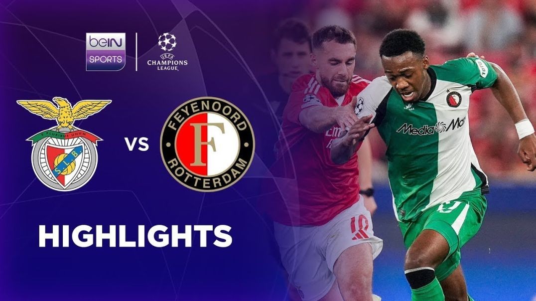 Benfica 1-3 Feyenoord _ Champions League 24_25 Match Highlights