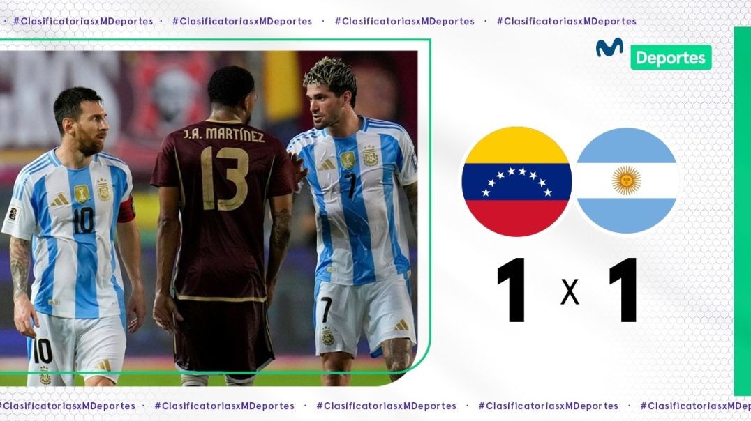 VENEZUELA vs. ARGENTINA [1-1] RESUMEN Y GOLES DEL EMPATE EN MATURÍN - CLASIFICATORIAS 2026 🇻🇪⚽️🇦🇷