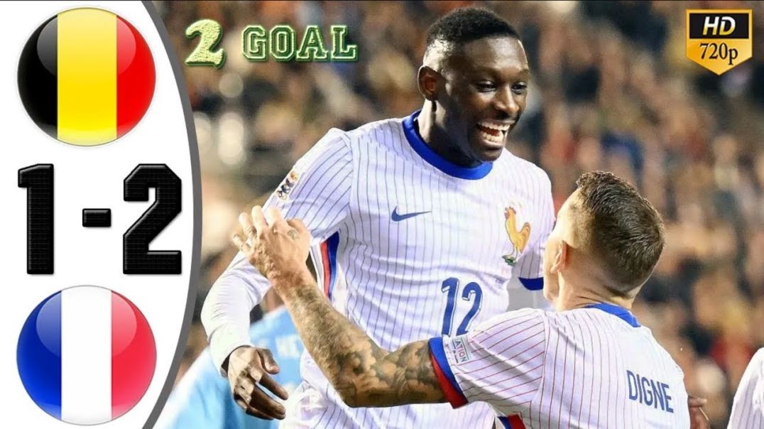 ⁣Belgium vs France 1-2 Highlights All Goals 2024 HD