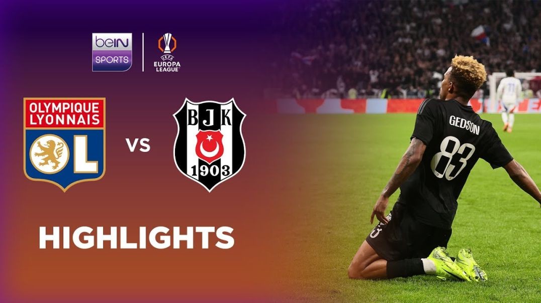 ⁣Lyon 0-1 Besiktas _ Europa League 24_25 Match Highlights