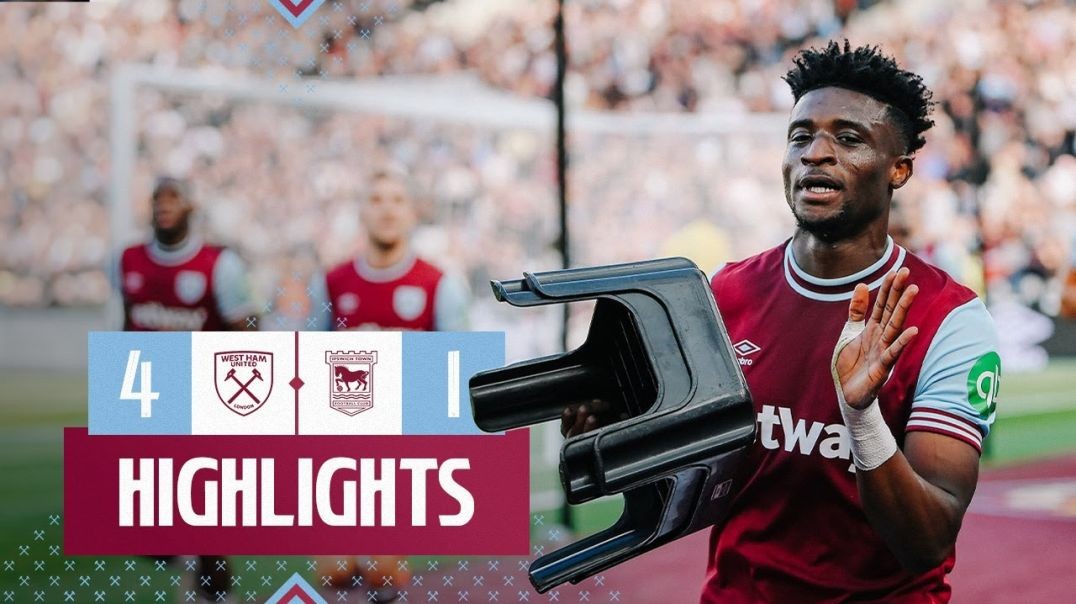 ⁣West Ham 4-1 Ipswich Town - Kudus Heads Home In Strong Hammers Victory! - Premier League Highlights