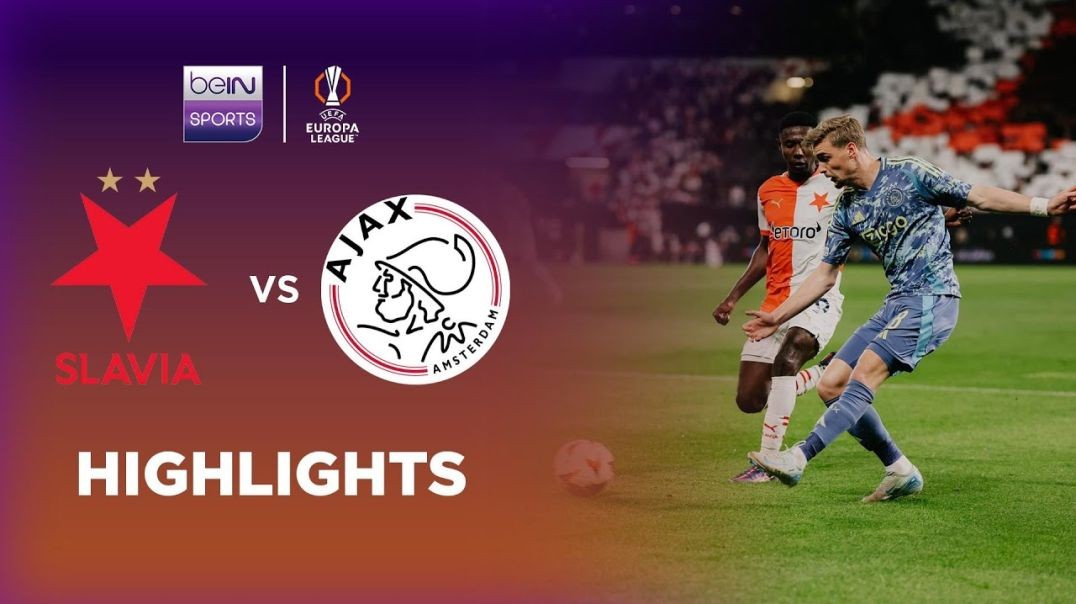 ⁣Slavia Prague 1-1 Ajax - Europa League 24-25 Match Highlights