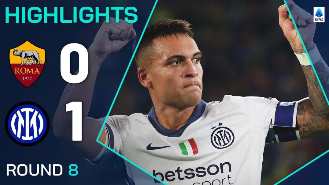 ⁣ROMA-INTER 0-1 - HIGHLIGHTS - Martinez wins it for Inter - Serie A 2024-25