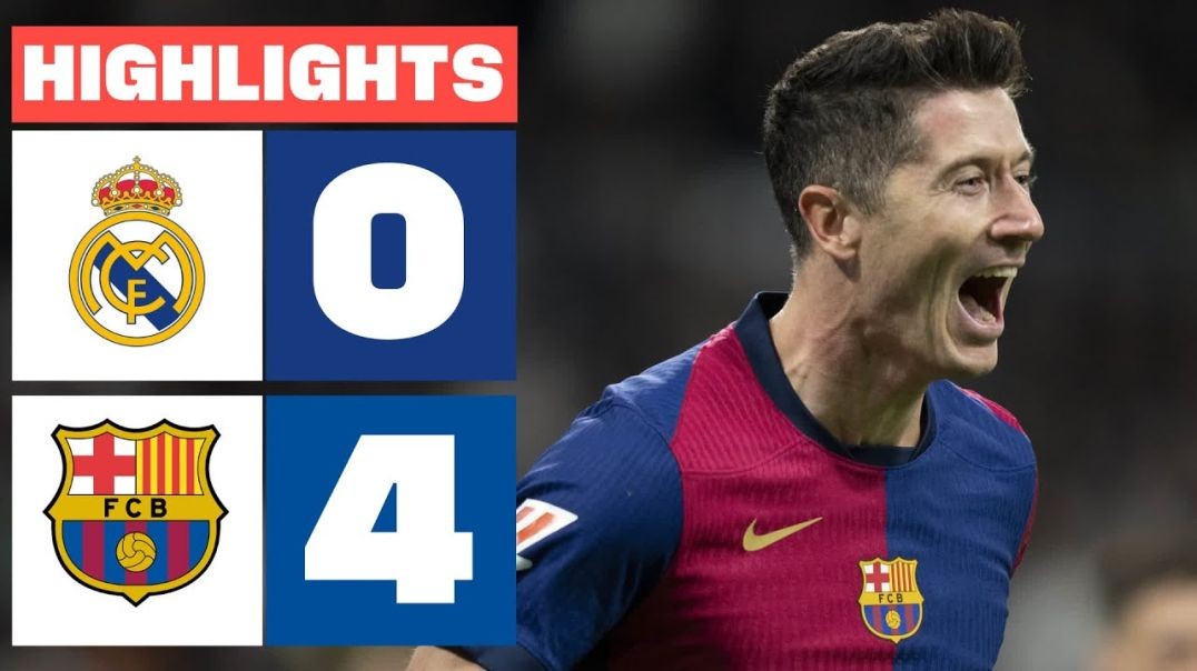 REAL MADRID 0 - 4 FC BARCELONA _ RESUMEN LALIGA EA SPORTS