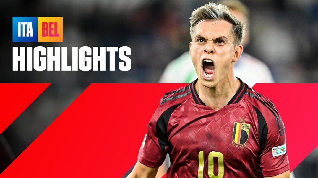 Italy 2-2 Belgium - Gladiator fight in Rome ⚔️ - #reddevils - #nationsleague