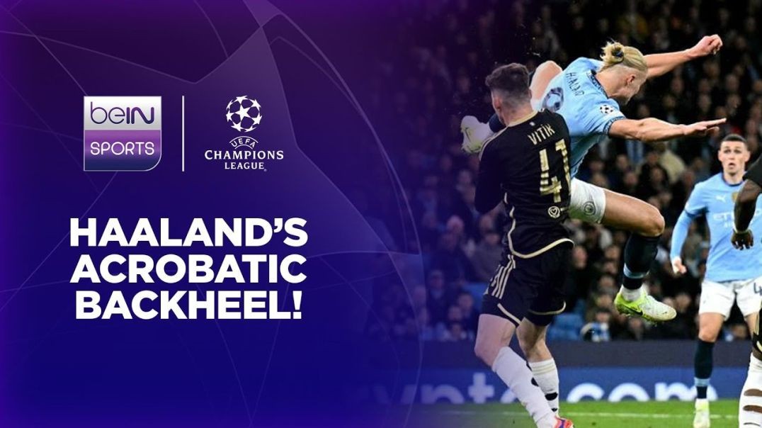 Erling Haaland pulls off INCREDIBLE finish against Sparta Praha _ UCL 24_25 Moments