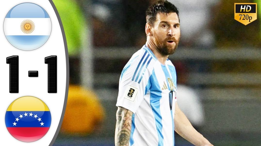 Argentina vs Venezuela 1-1 Highlights & All Goals 2024 HD