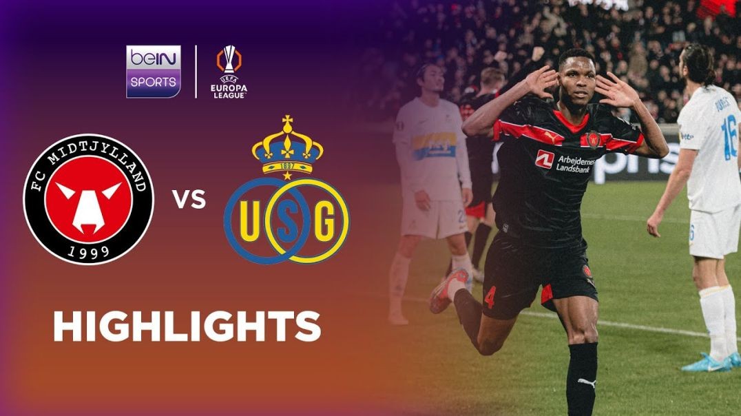 ⁣FC Midtjylland 1-0 Union Saint-Gilloise _ Europa League 24_25 Match Highlights