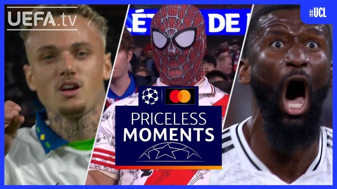 ⁣#ucl PRICELESS MOMENTS of the Week