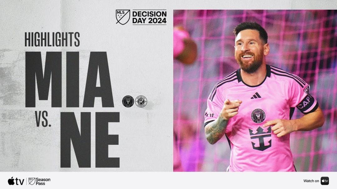 ⁣Inter Miami CF vs. New England Revolution - Messi Makes History! - Full Match Highlights