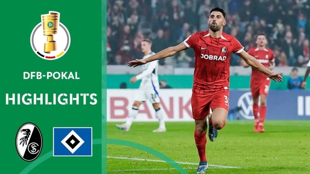 Grifo from the spot! _ SC Freiburg vs. Hamburger SV 2-1 _ Highlights _ DFB-Pokal 2. Round