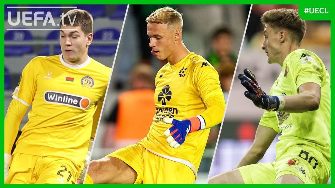 ⁣#uecl Great Saves Matchday 1 - Lapoukhov, Delanghe, Abramowicz