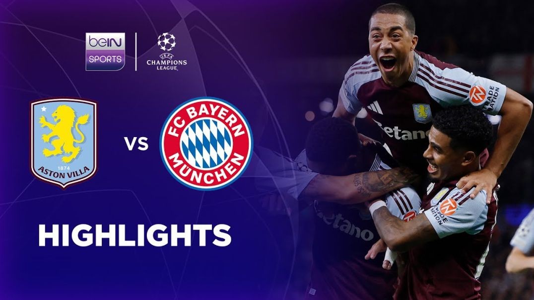 ⁣Aston Villa 1-0 Bayern Munich - Champions League 24-25 Match Highlights