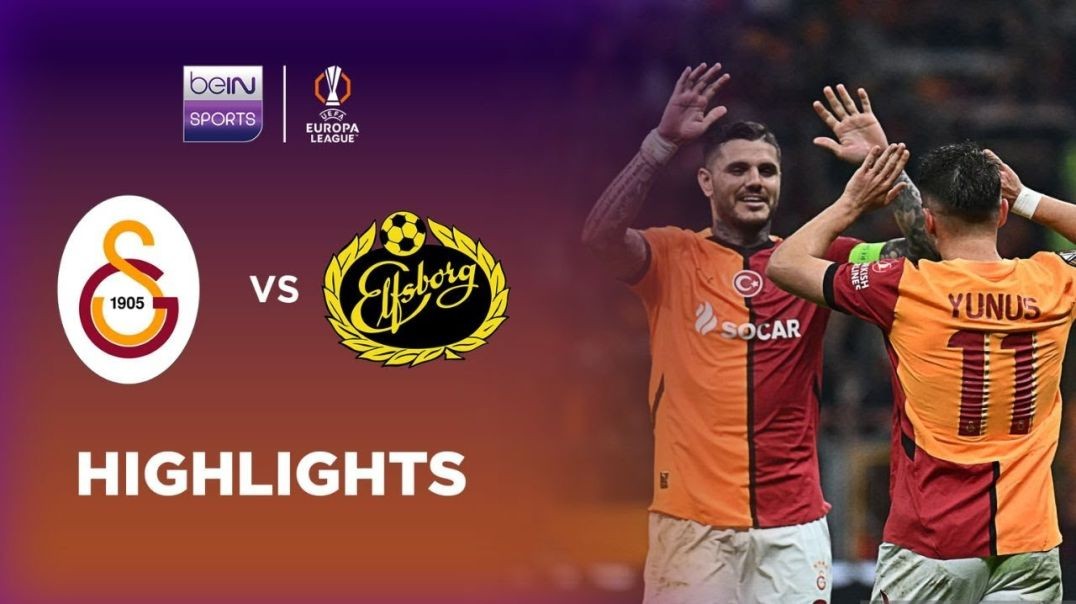 ⁣Galatasaray 4-3 Elfsborg _ Europa League 24_25 Match Highlights