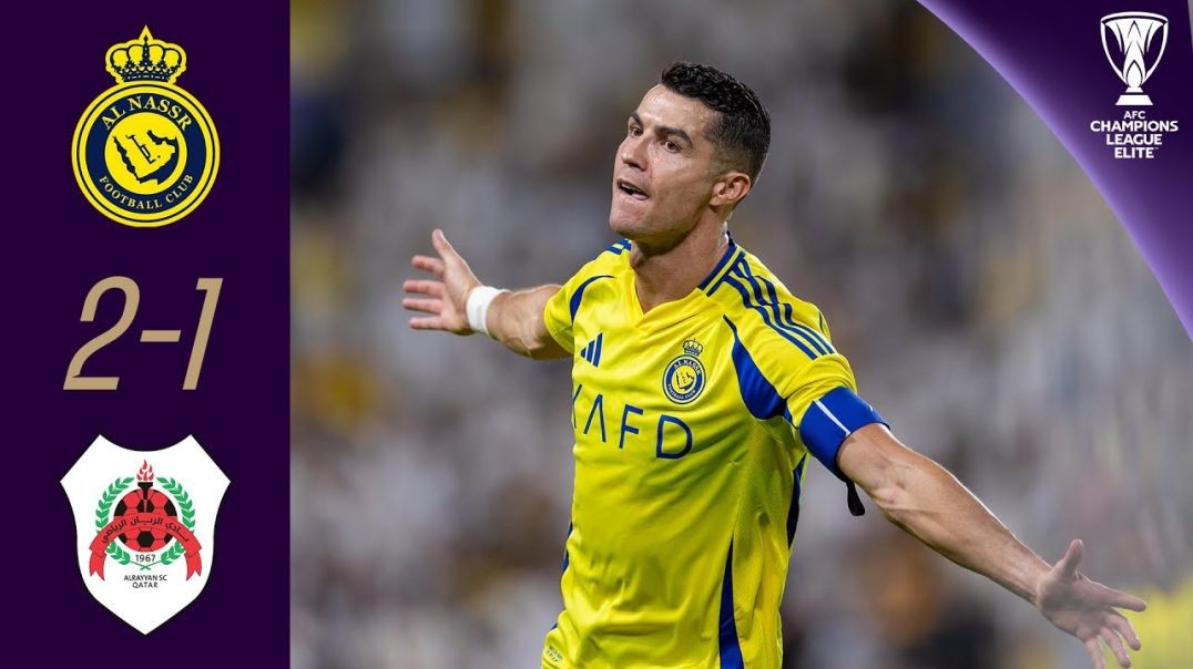 ⁣CR7 and Mané score! _ Al Nassr (KSA) - Al Rayyan SC (QAT) _ Highlights _ AFC Champions League Elite™