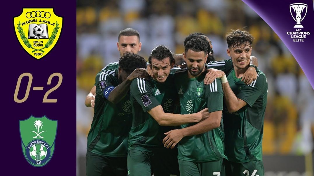 ⁣Mahrez scores! - Al Wasl FC (UAE) - Al Ahli Saudi FC (KSA) - Highlights -AFC Champions League Elite™