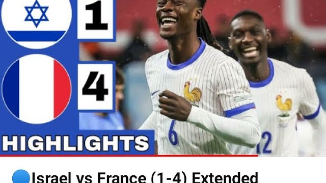 ⁣🔴 ISRAEL VS FRANCE⚽ Extended HIGHRIGHTS⚽UEFA Nations League