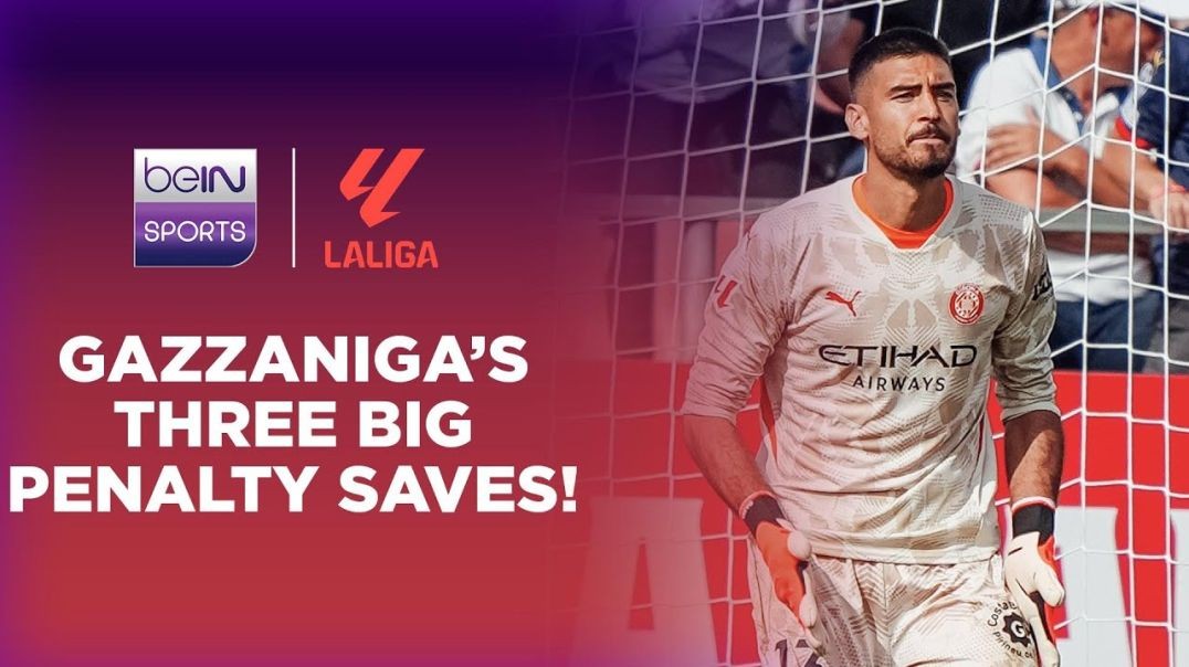 Paula Gazzaniga saves ALL 3 penalty attempts he faced against Athletic Club! - LaLiga 24-25 Moments