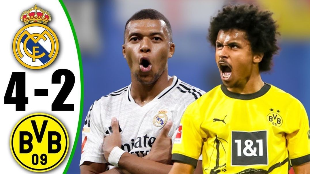 ⁣Real Madrid vs Borussia Dortmund 4-2 - All Goals &amp;amp; Highlights - 2024