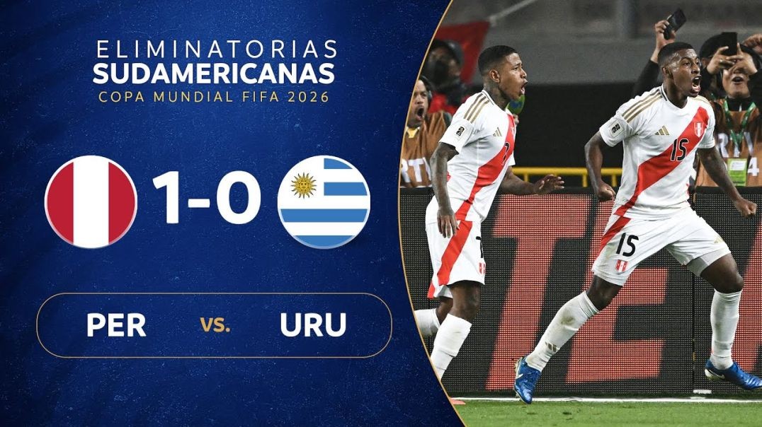 ⁣PERÚ vs. URUGUAY [1-0] - RESUMEN - ELIMINATORIAS SUDAMERICANAS - FECHA 9
